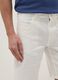 White pure cotton regular-fit shorts_3