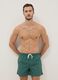 Green swim shorts with elasticated waist_0
