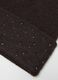 Brown wool blend knitted beanie_1