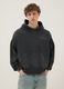 Grey oversized cotton-blend hoodie with Dragon Ball print_0