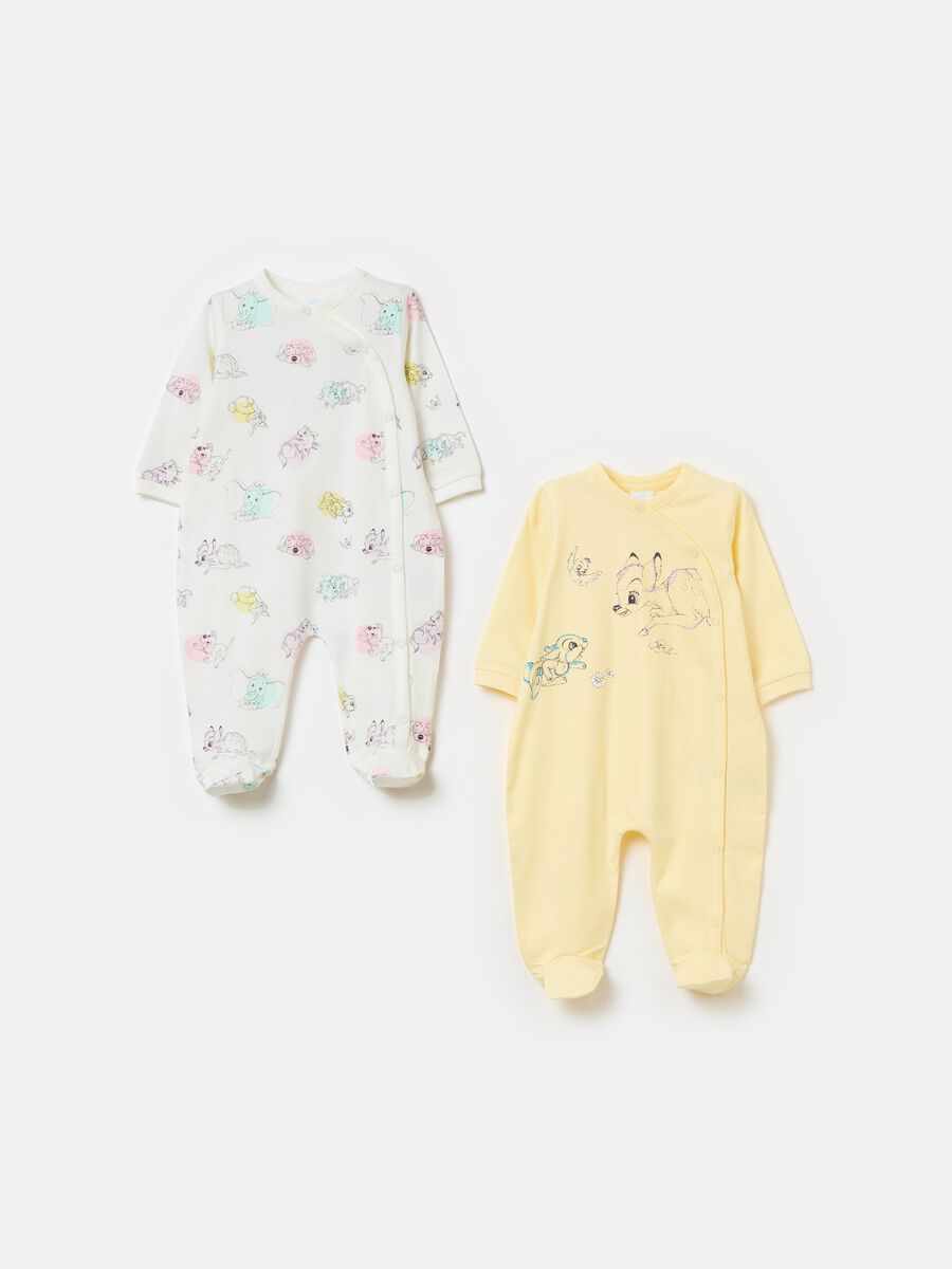 Two-pack Bambi and Thumper onesies in organic cotton_0