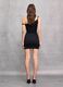Black Asymmetrical Mini Dress_1