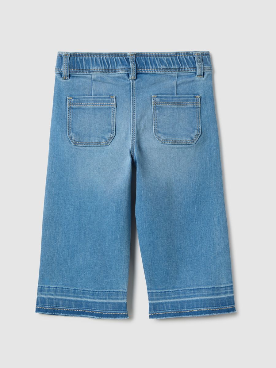 Kleinkind-Baumwollmixhose in Blau, regul&auml;re Passform_1