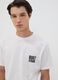 White pure cotton jersey T-shirt with graphic print, regular fit_2