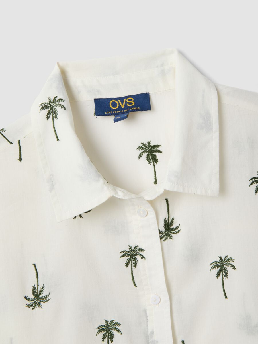 Caft&atilde; branco em puro algod&atilde;o org&acirc;nico com estampado de palmeiras_5