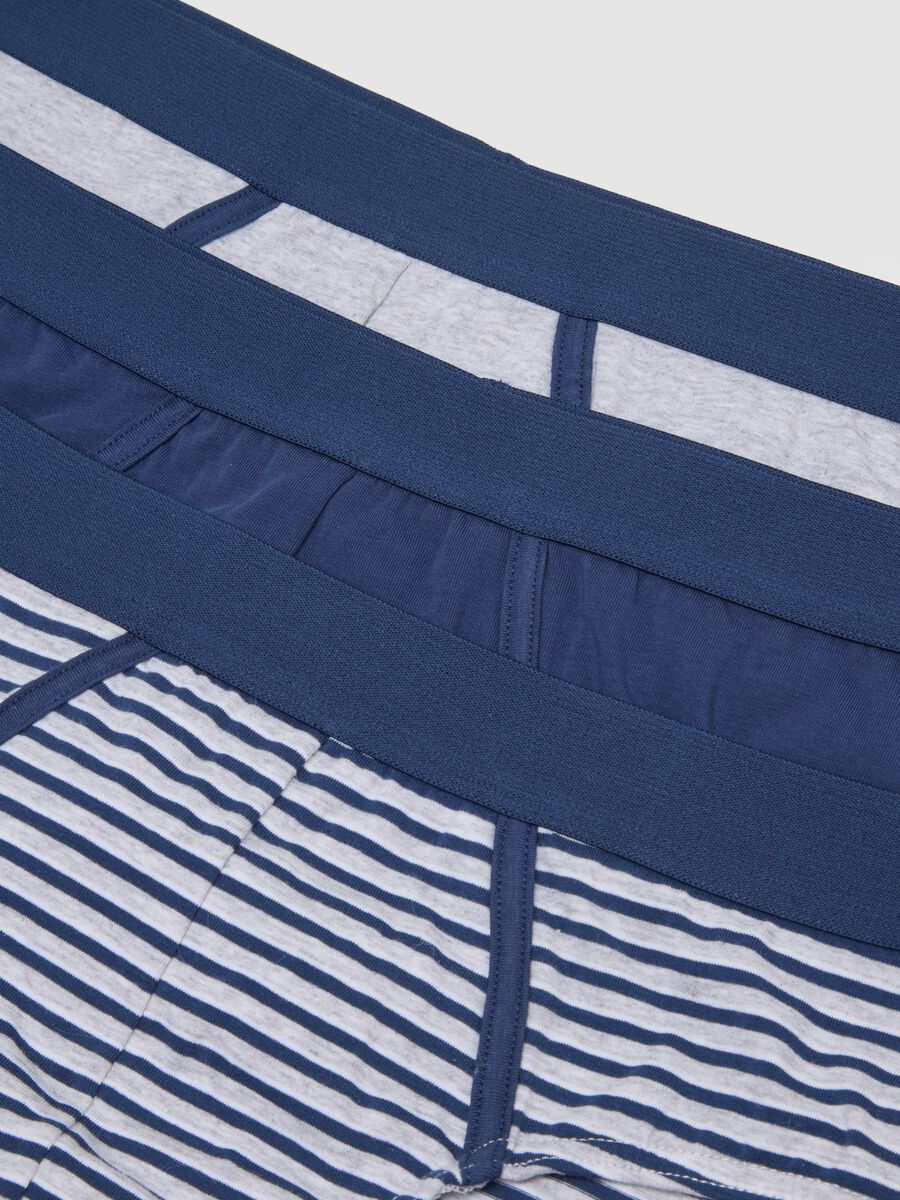 Tripack multicoloured elastic cotton briefs regular fit_5