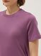 Camiseta de algod&oacute;n puro violeta ajuste relajado_3
