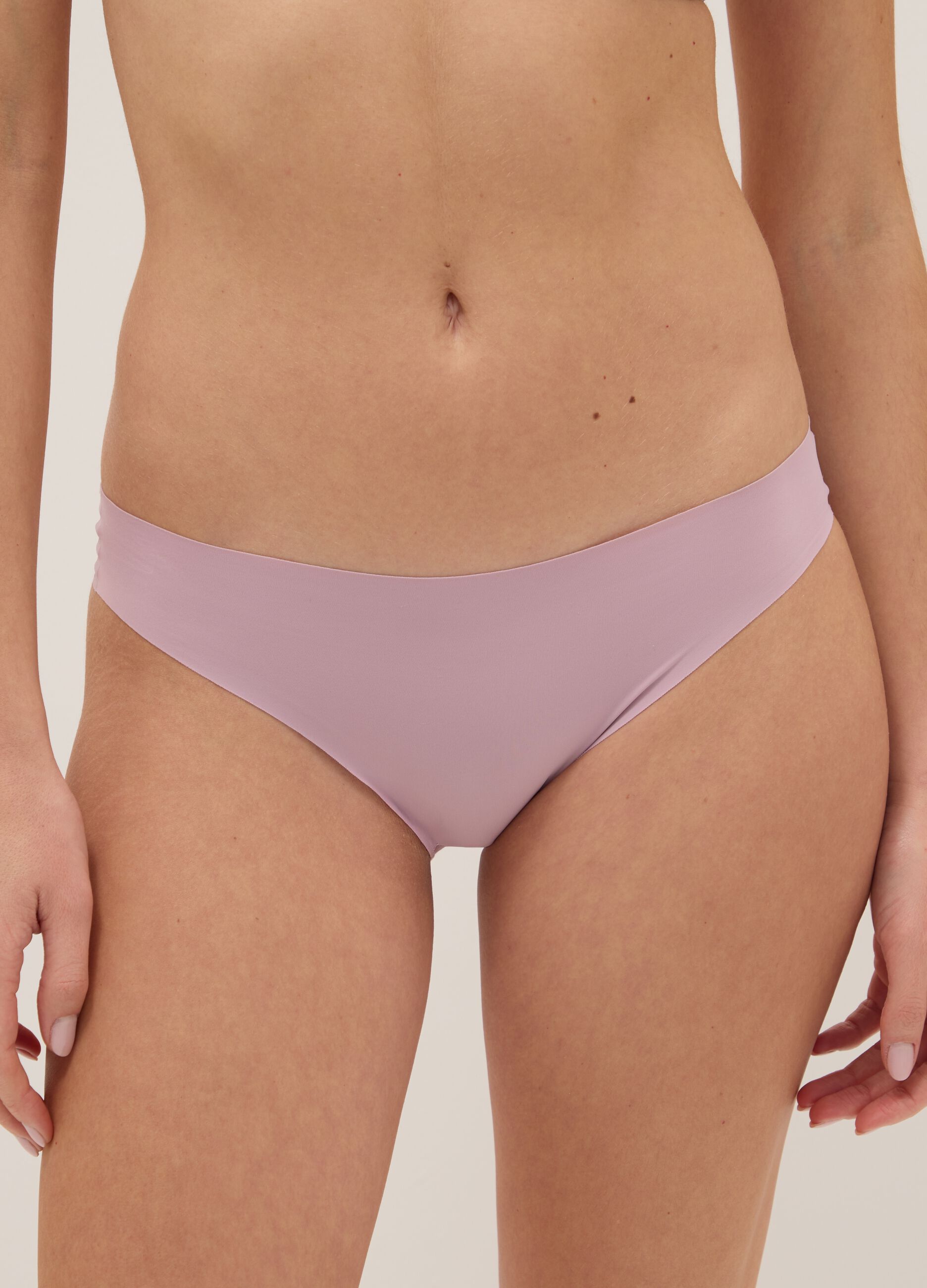 Purple Stretch Microfibre Briefs