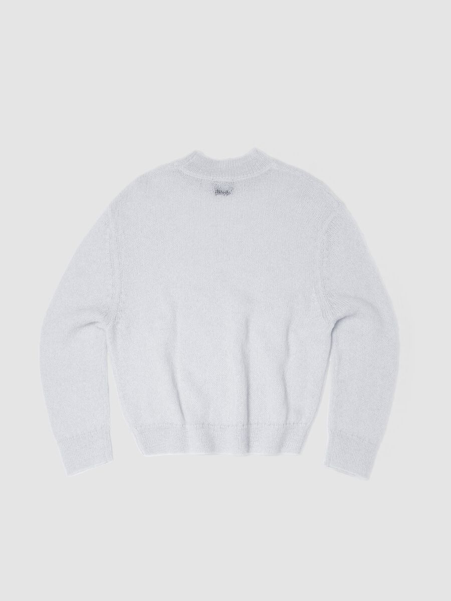 Mohair Crew Neck in Light Beige_8