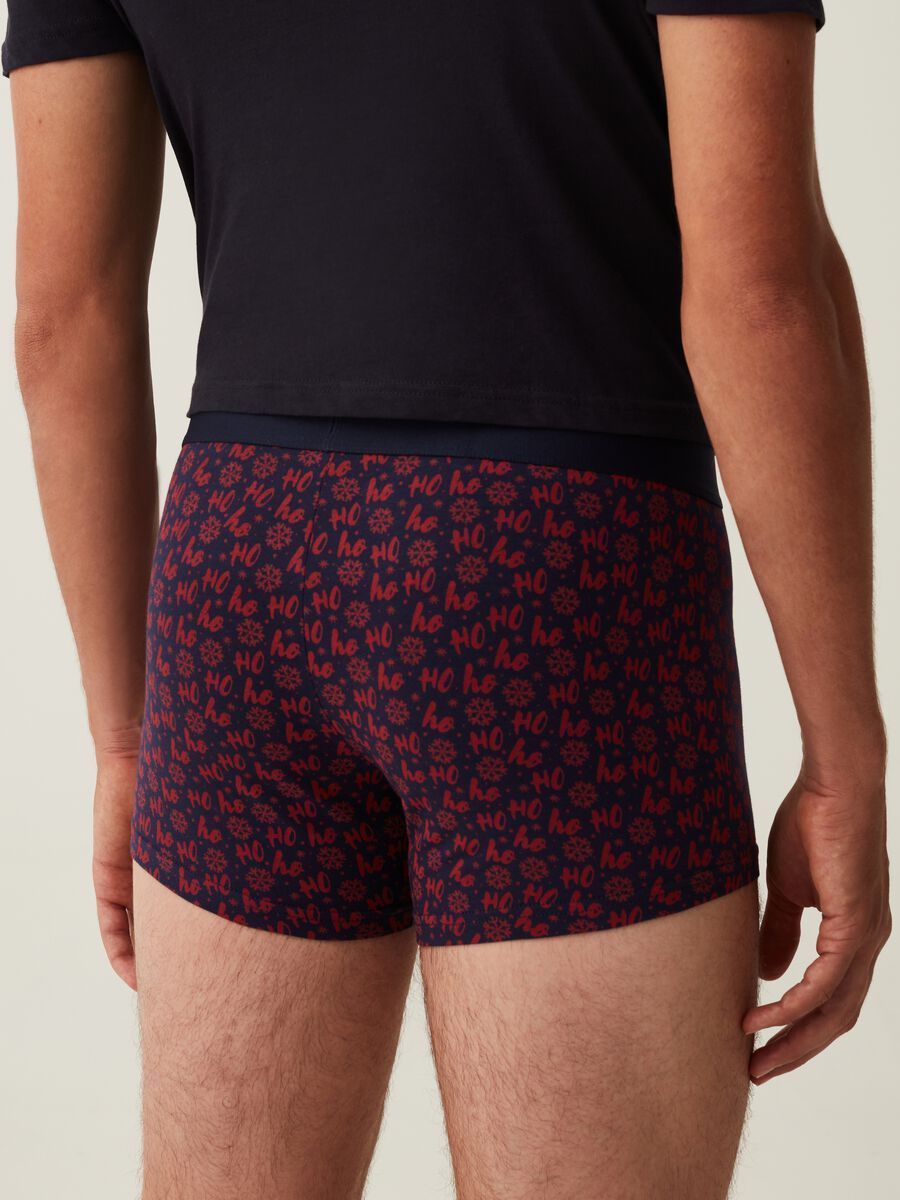 Three-pack boxer shorts with Father Christmas print_2