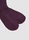 Dunkelviolette Socken aus elastischer Bio-Baumwolle_1
