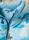 Blaue wattierte Jacke mit Kapuze und Tierprint, Regular Fit_2