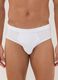 3er-Pack weisse Slips aus elastischer extrafeiner Baumwolle_1