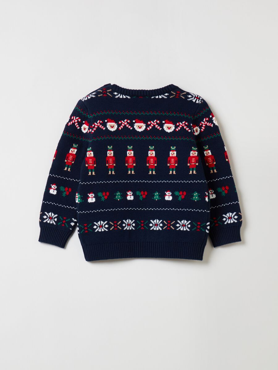 Christmas Jumper with jacquard drawings_1