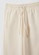 Jogger bianchi in misto cotone barrel fit_1