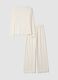 Black stretch-fabric crew-neck pyjamas_6