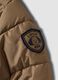 Tobacco brown padded hooded jacket_2