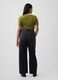 Black straight-leg pure cotton jeans (oversized fit)_5