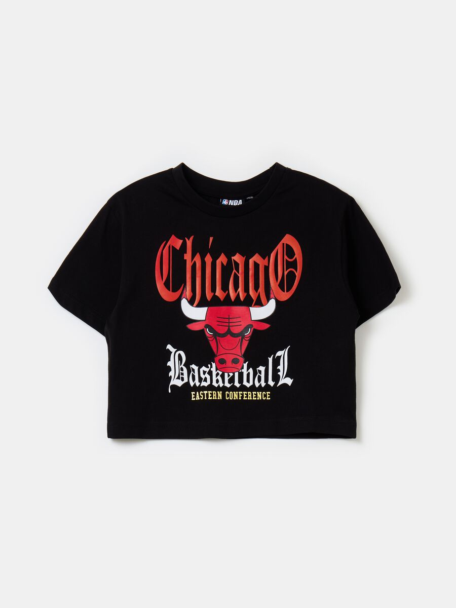 Camiseta corta estampado NBA Chicago Bulls_0