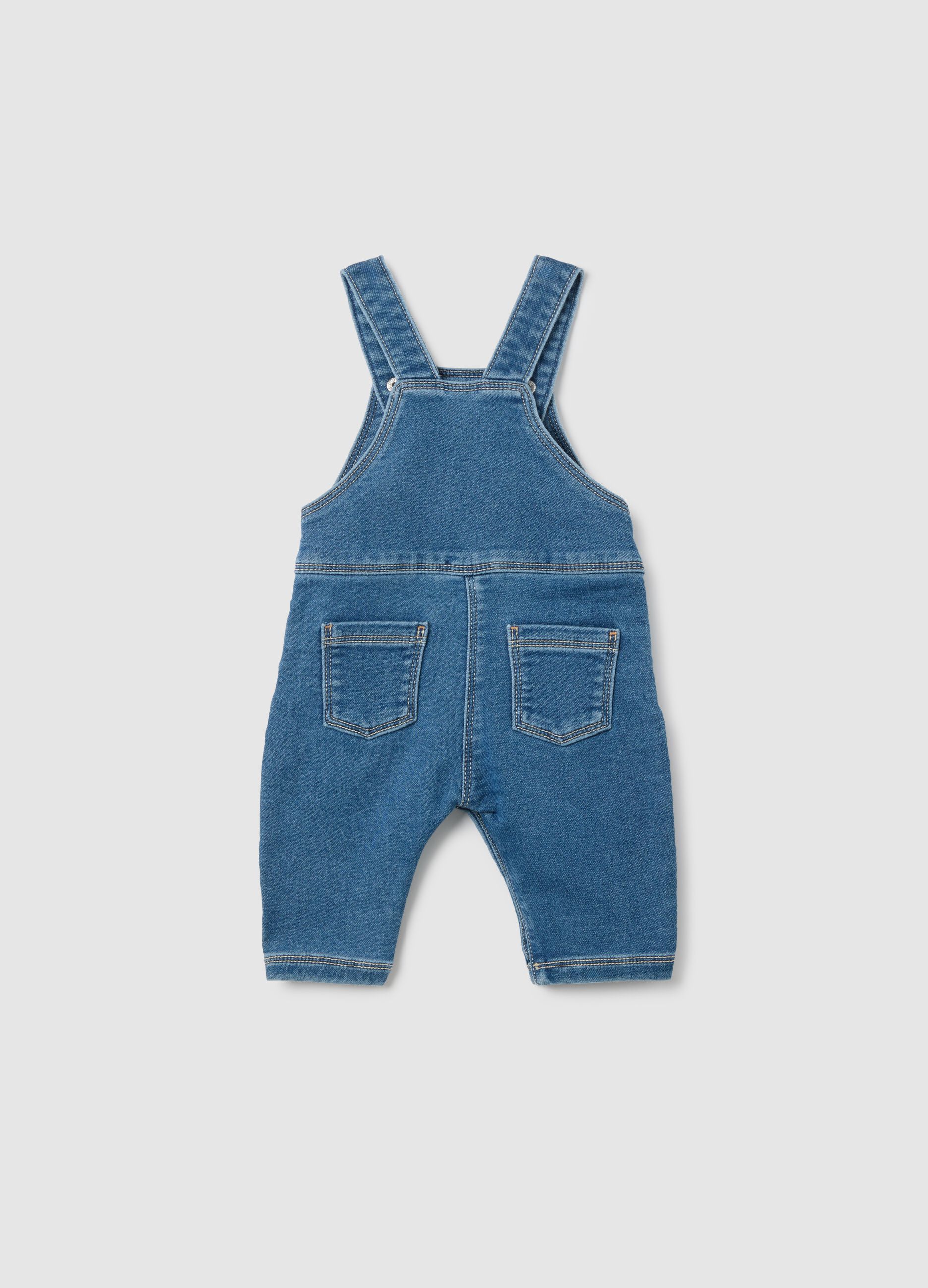 Baby Denim Overalls in Regular Fit