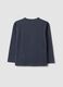 Grey long-sleeve pure cotton Spider-Man print T-shirt for boys_1