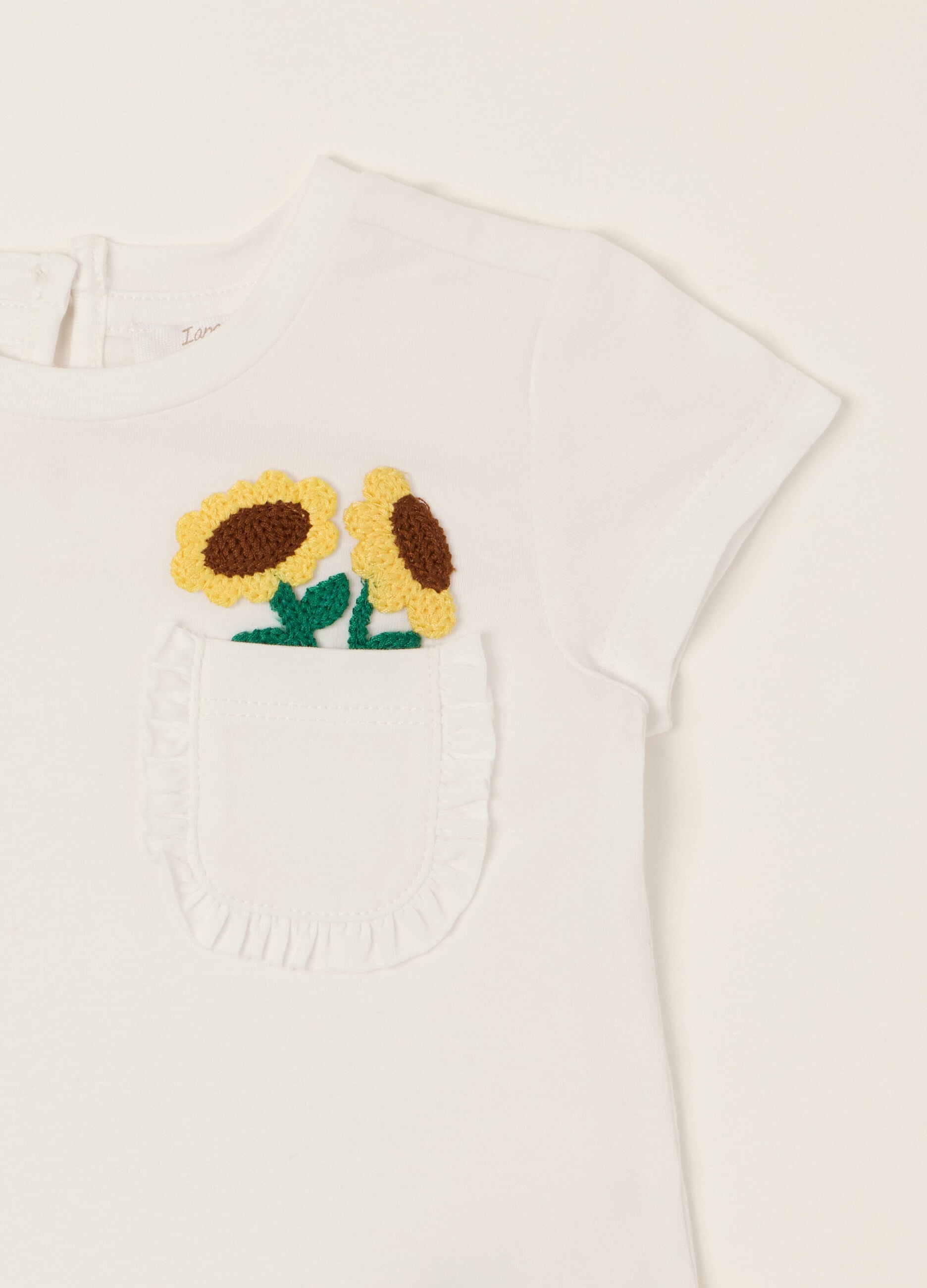 T-shirt IANA em jersey de algod&atilde;o stretch