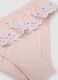 Pink stretch bikini with frilled detailing_3
