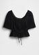 Blusa em algod&atilde;o puro com renda_5
