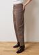 Brown balloon trousers in stretch cotton_3