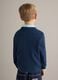 Children's regular fit blue crew neck pure cotton jumper_1
