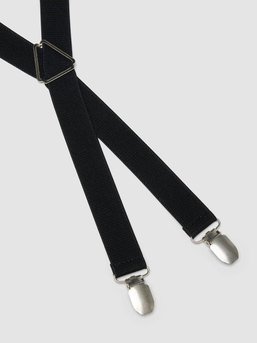 Black elasticated braces with clips_2