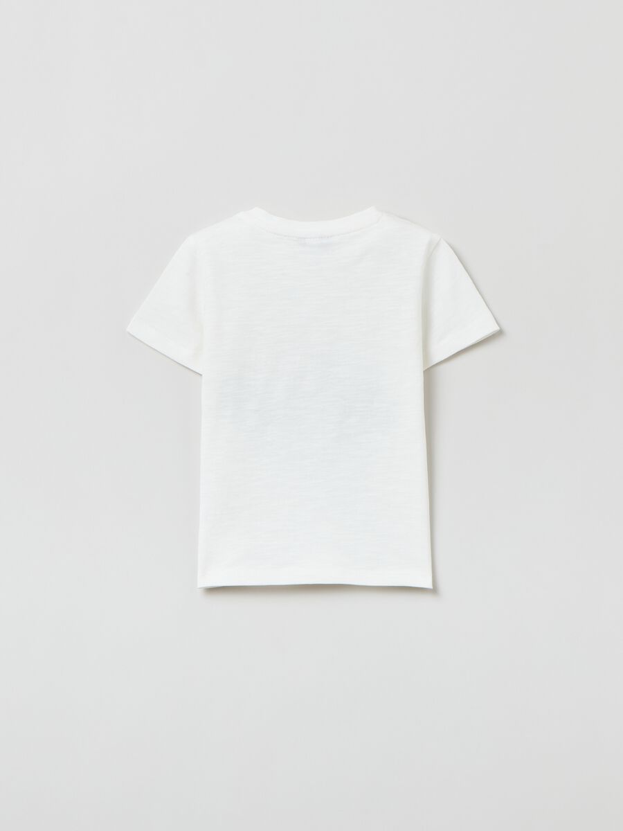 Camiseta de algodón flameado con estampado_1