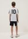 Black and white set with T-shirt and shorts_1