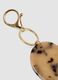 Beige heart-shaped keyring_2