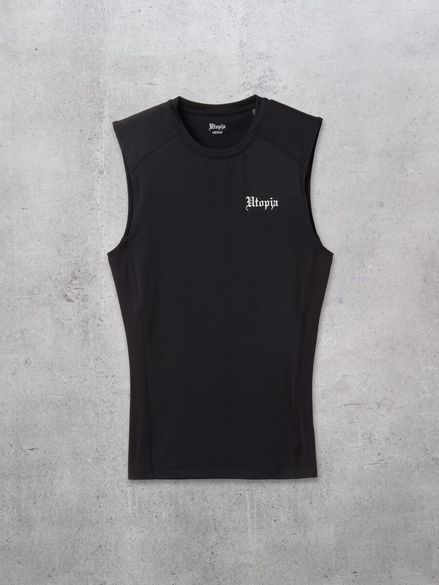 Kombat Active Black Sleeveless Tank Top_4