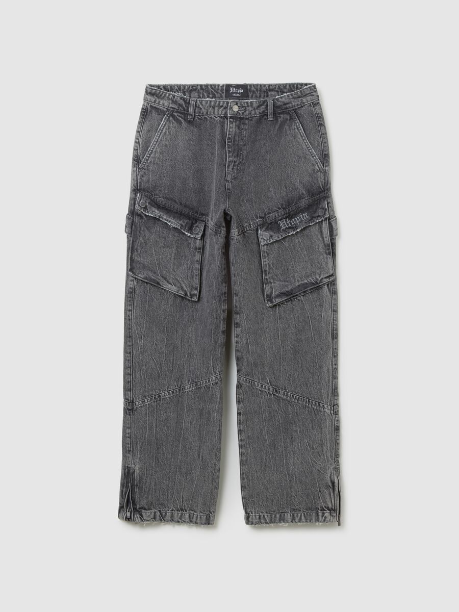 Cargo Denim Cinza Lavado_5