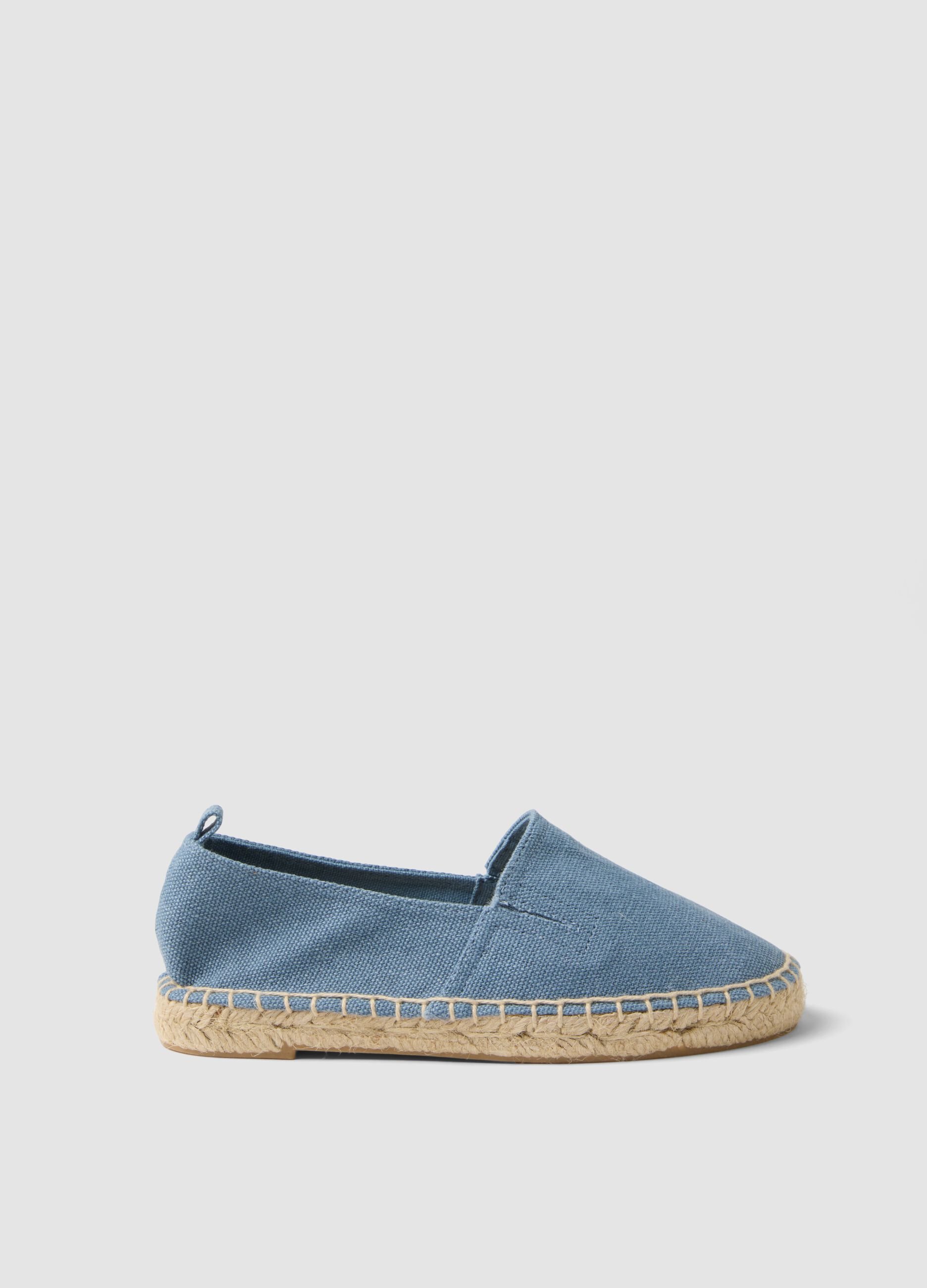 Blue espadrilles for boys