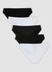 Five-pack of black and white polka-dot stretch cotton briefs_4