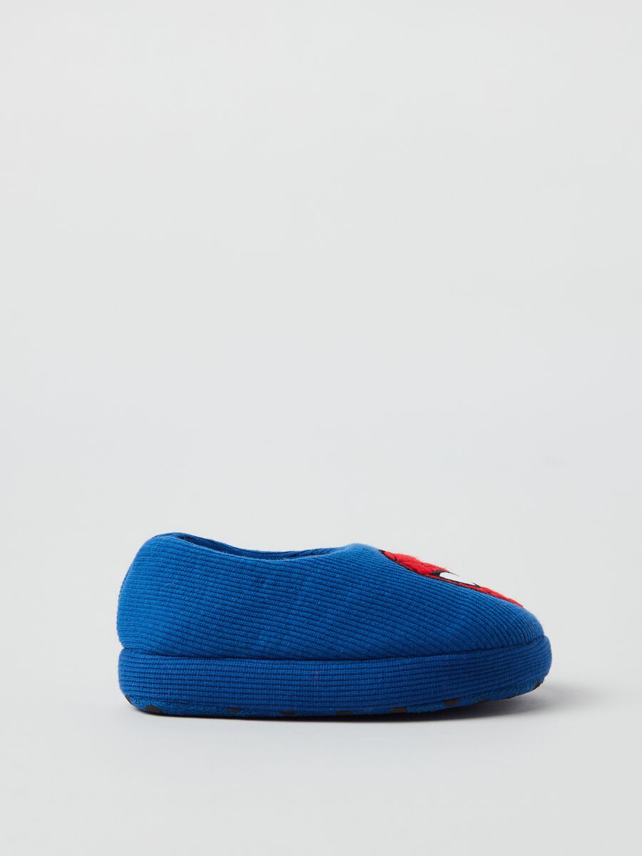 Slippers with Spider-Man patch_0