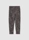 Girls Grey Cotton Stretch Skinny Fit Leggings_1