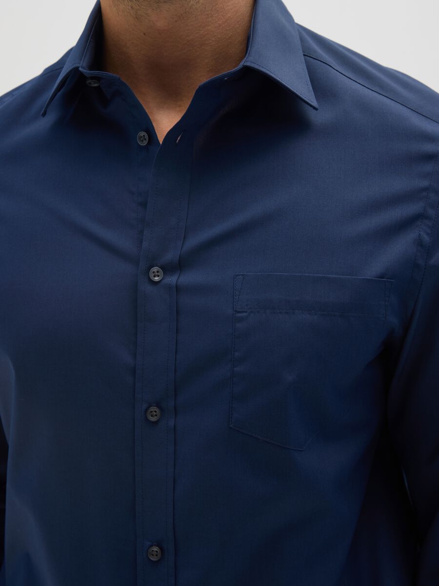 Blue regular fit shirt_1