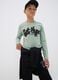 Green pure organic cotton T-shirt with &ldquo;Get Hype&rdquo; print for boys_2