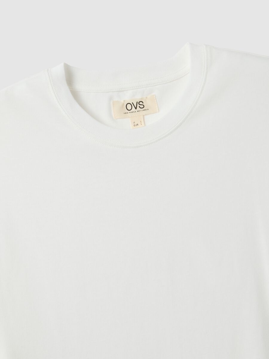 Pure Cotton White T-shirt_5