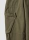 Girls&rsquo; green pure cotton straight-fit cargo trousers_1
