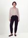 Black skinny jeggings in stretch cotton and viscose_0