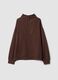 Brown stretch modal crew-neck sweatshirt ALTAVIA STUDIO_4