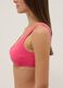 Pink stretch-fabric bikini top_3