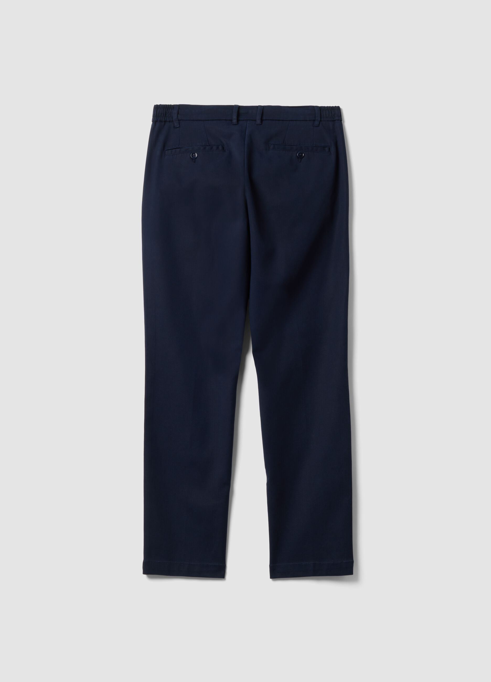 &Mu;&pi;&lambda;&epsilon; chino &pi;&alpha;&nu;&tau;&epsilon;&lambda;ό&nu;&iota; slim fit &alpha;&pi;ό lyocell &kappa;&alpha;&iota; &epsilon;&lambda;&alpha;&sigma;&tau;&iota;&kappa;ό &beta;&alpha;&mu;&beta;ά&kappa;&iota;