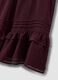 Violettes Minikleid mit Volants und tiefem Ausschnitt_5