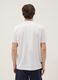 Wei&szlig;es T-Shirt aus reiner Baumwolle mit Frontprint, Regular Fit_3